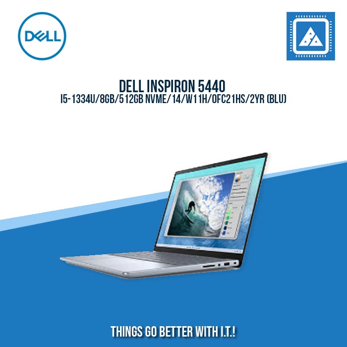 DELL INSPIRON 5440 I5-1334U/8GB/512GB NVME | BEST FOR STUDENTS AND FREELANCERS LAPTOP DELL INSPIRON 5440 I5-1334U/8GB/512GB NVME | BEST FOR STUDENTS AND FREELANCERS LAPTOP